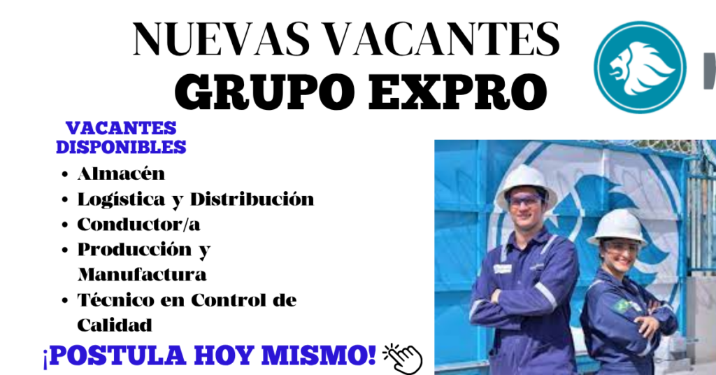 Nuevas Vacantes En Grupo Expro