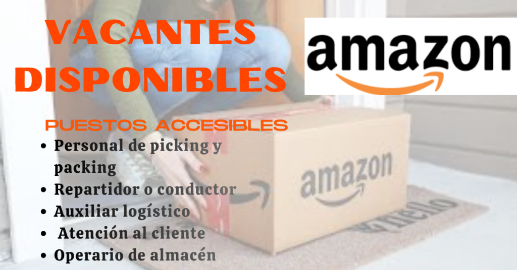 VACANTES DISPONIBLES EN AMAZON