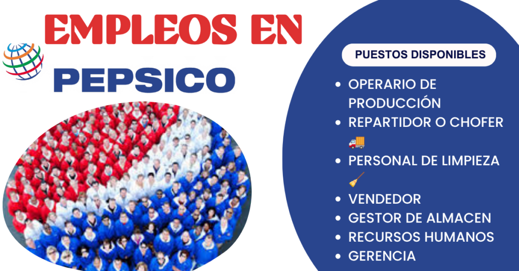 PUESTOS DISPONIBLES EN PEPSI