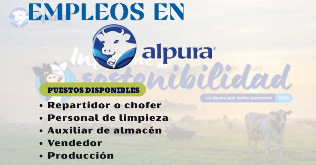 EMPLEOS DISPONIBLES EN ALPURA