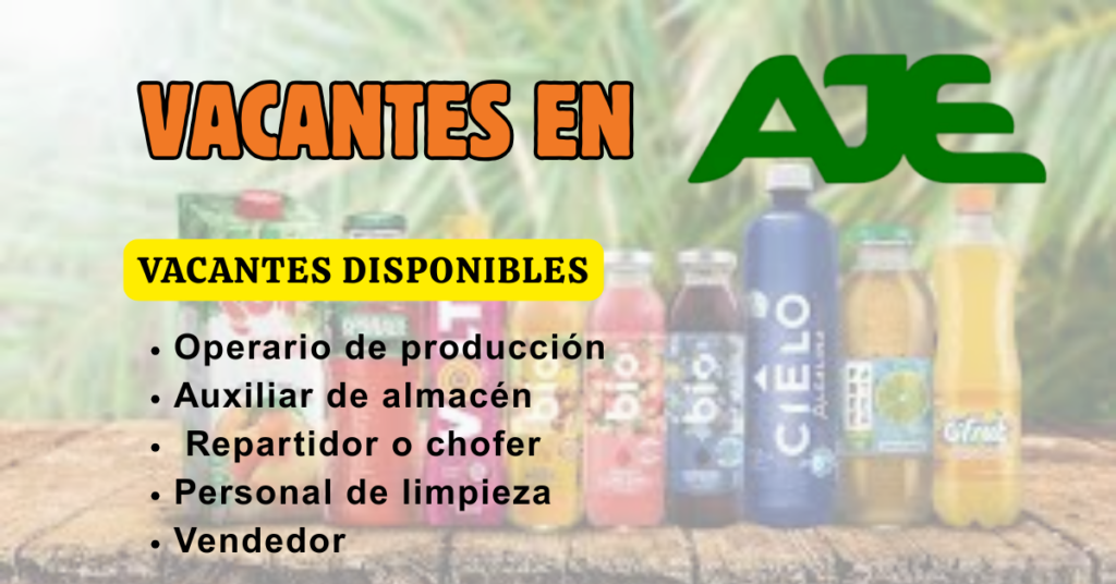 VACANTES EN AJE