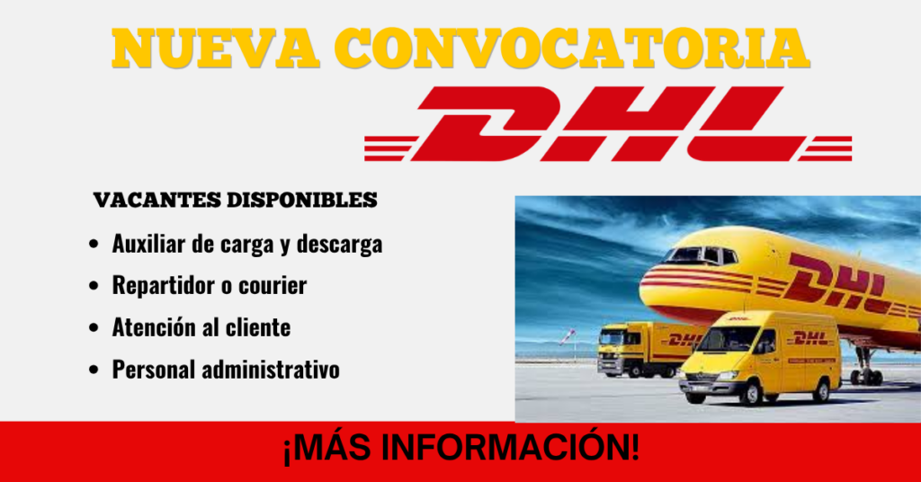 NUEVA CONVOCATORIA PARA DHL